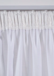 Gordijn met borduursel (1 stuk) • wit • bonprix online shop