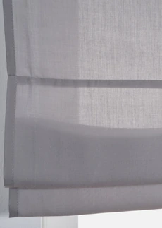 Store plissé uni, dans diverses tailles • gris • Boutique bonprix