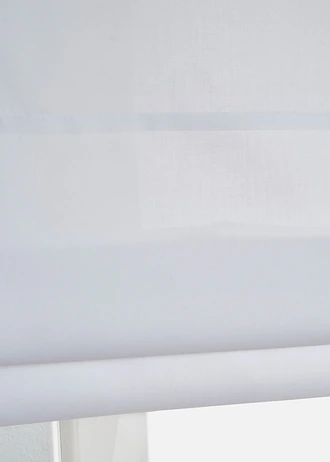 Skladacia roleta, jednofarebná, v rôznych veľkostiach • biela • obchod bonprix