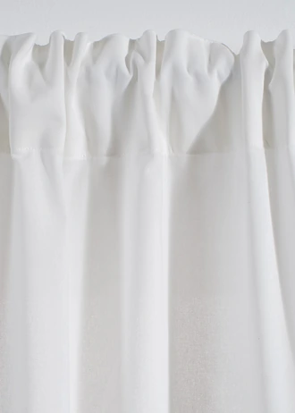 Záves z bio bavlny (1 ks) • biela/svetlohnedá • obchod bonprix