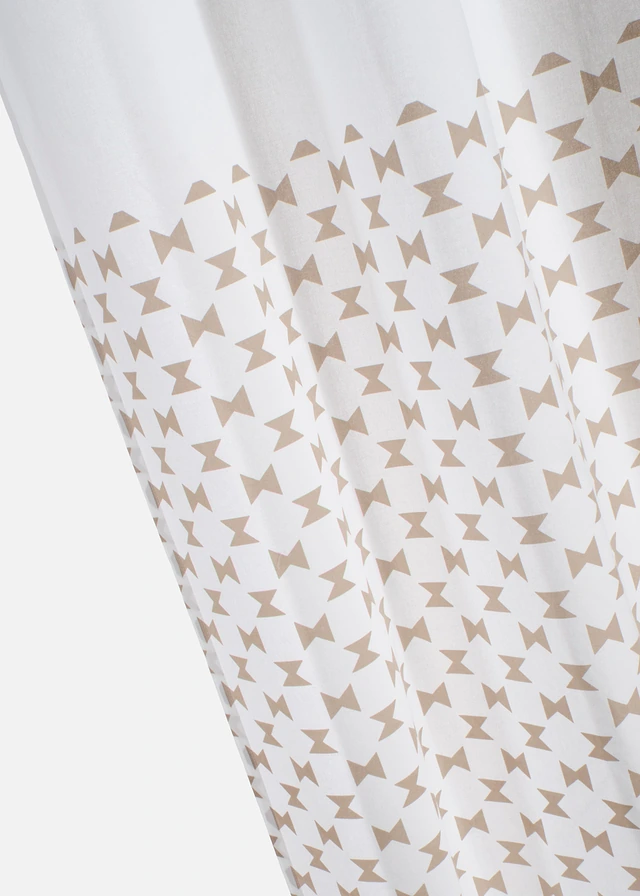 Rideau en coton (1 pce) • écru-marron clair • product-page.page-title-suffix