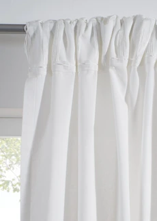 Gordijn van biologisch katoen (1 stuk) • off white-lichtbruin • bonprix online shop