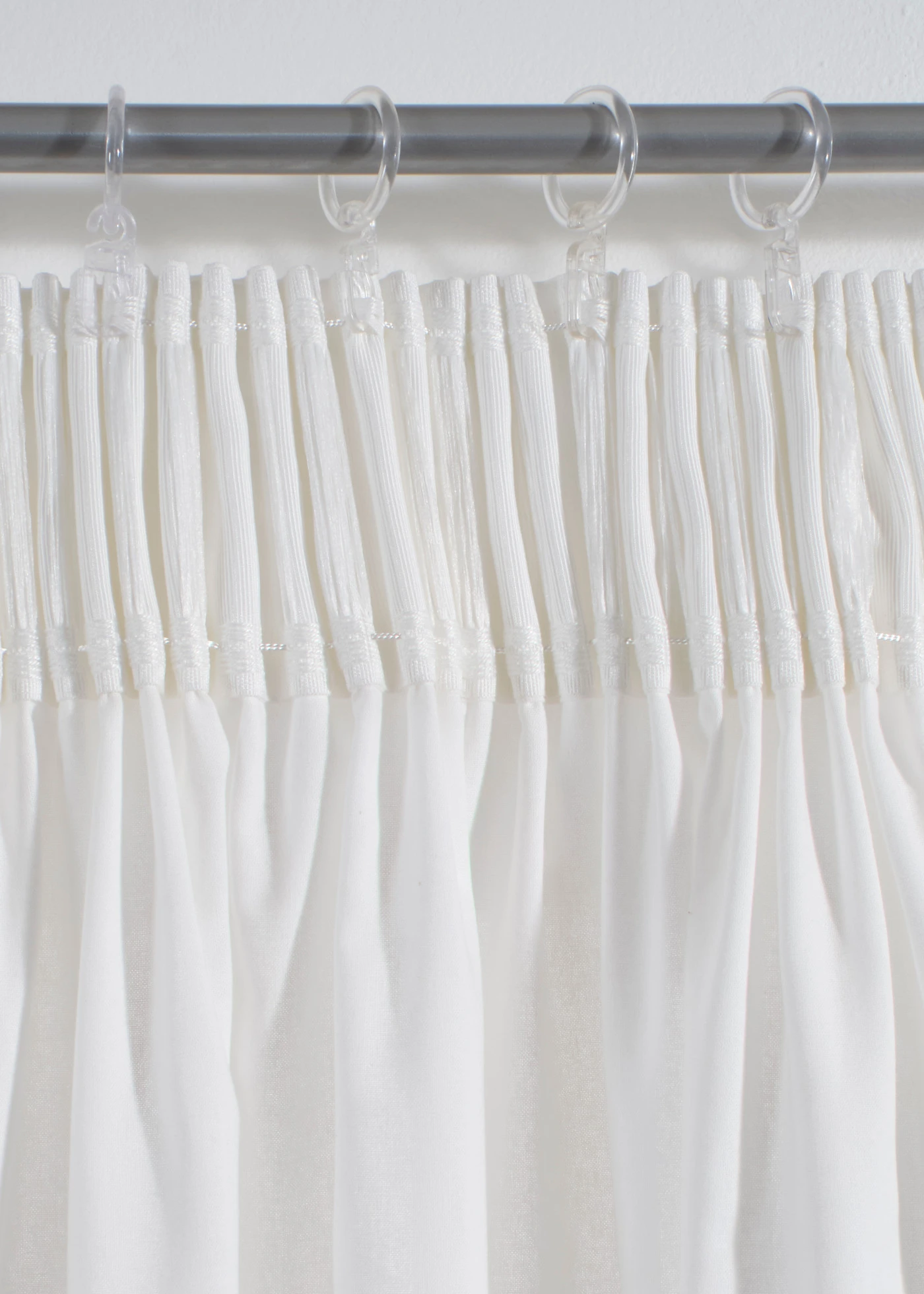 Rideau en coton (1 pce) • écru-marron clair • Boutique bonprix