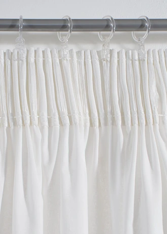 Záves z bio bavlny (1 ks) • biela/svetlohnedá • obchod bonprix