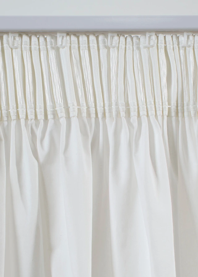 Rideau en coton (1 pce) • écru-marron clair • product-page.page-title-suffix