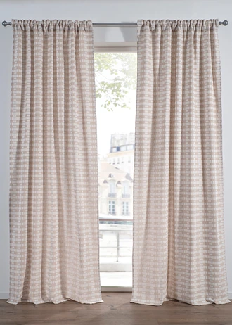 Draperie jacquard din bumbac organic (1 buc. /set)