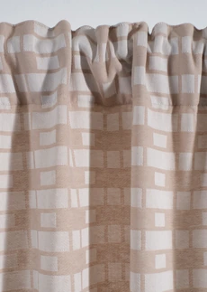 Draperie jacquard din bumbac organic (1 buc. /set) • crem • magazin bonprix