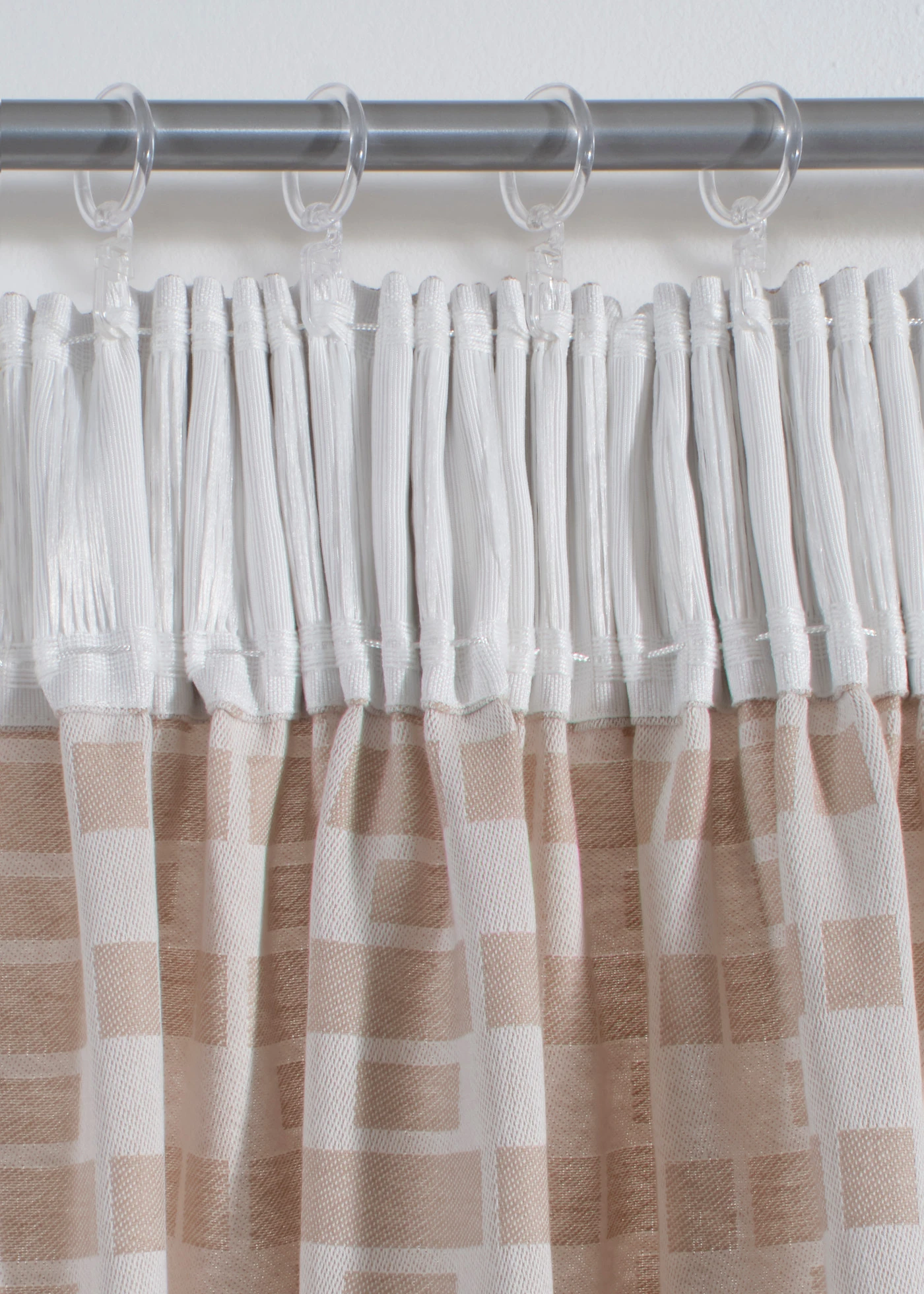 Jacquard gordijn van biologisch katoen (1 stuk) • ecru • bonprix online shop