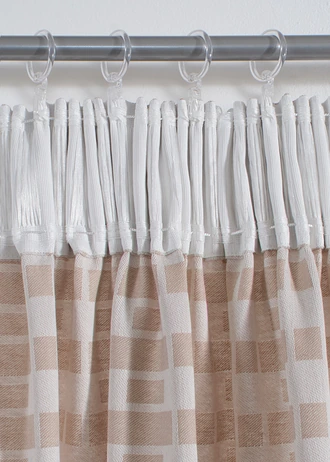 Záves, žakárový, z bio bavlny (1 ks v balení) • prírodná • obchod bonprix