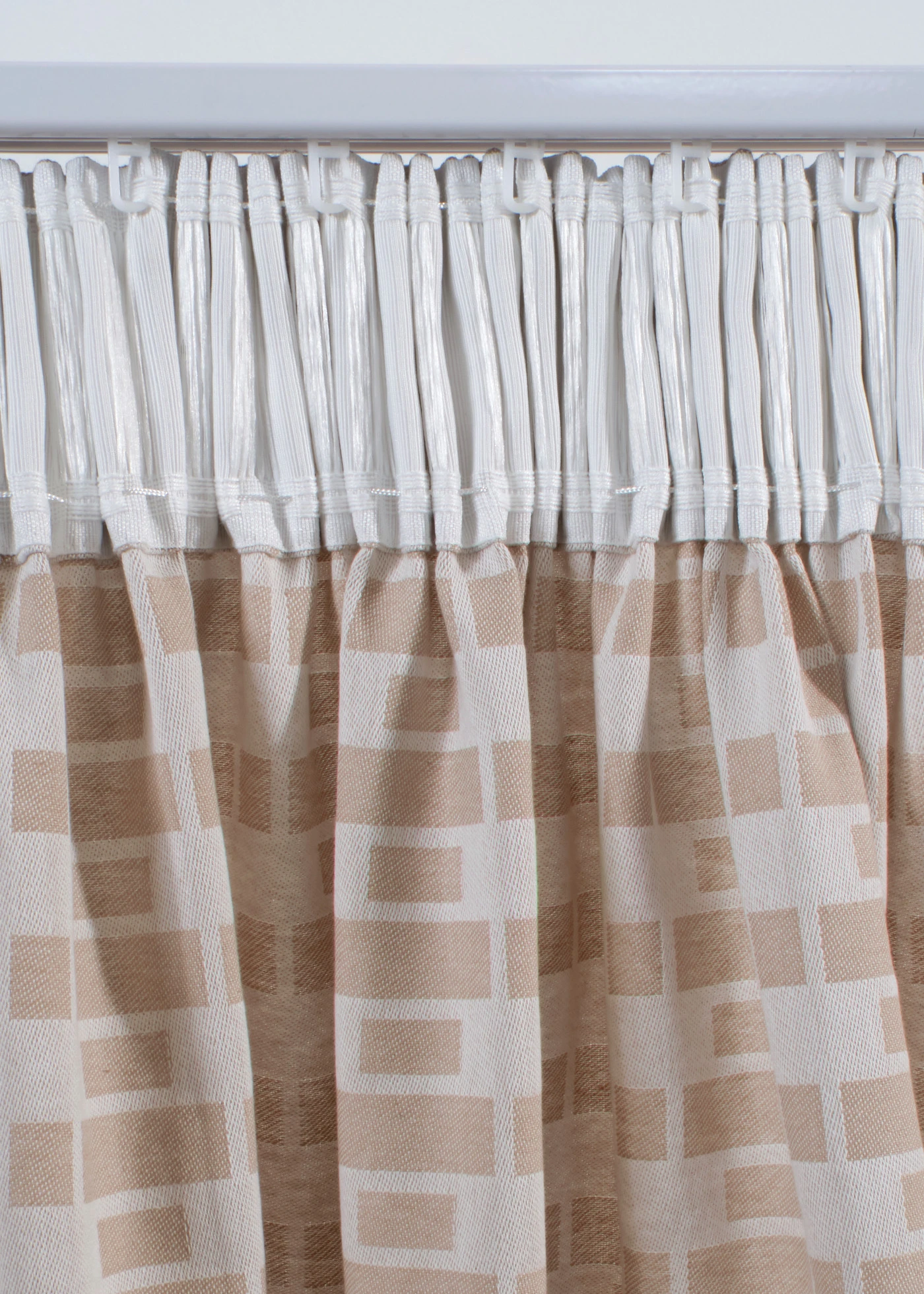 Jacquard gordijn van biologisch katoen (1 stuk) • ecru • bonprix online shop