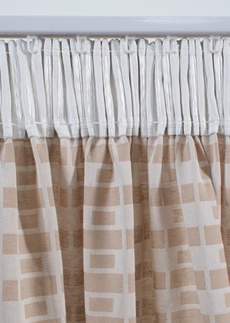 Jacquard  függöny bio-pamutból (1 db) • natúrszínű • bonprix áruház