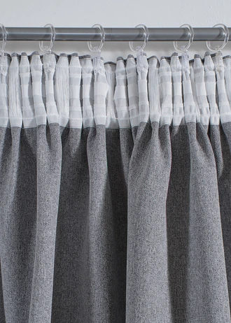 Zatemňujúci záves s vnútorným vrstvením (1 ks v balení) • svetlosivá • obchod bonprix