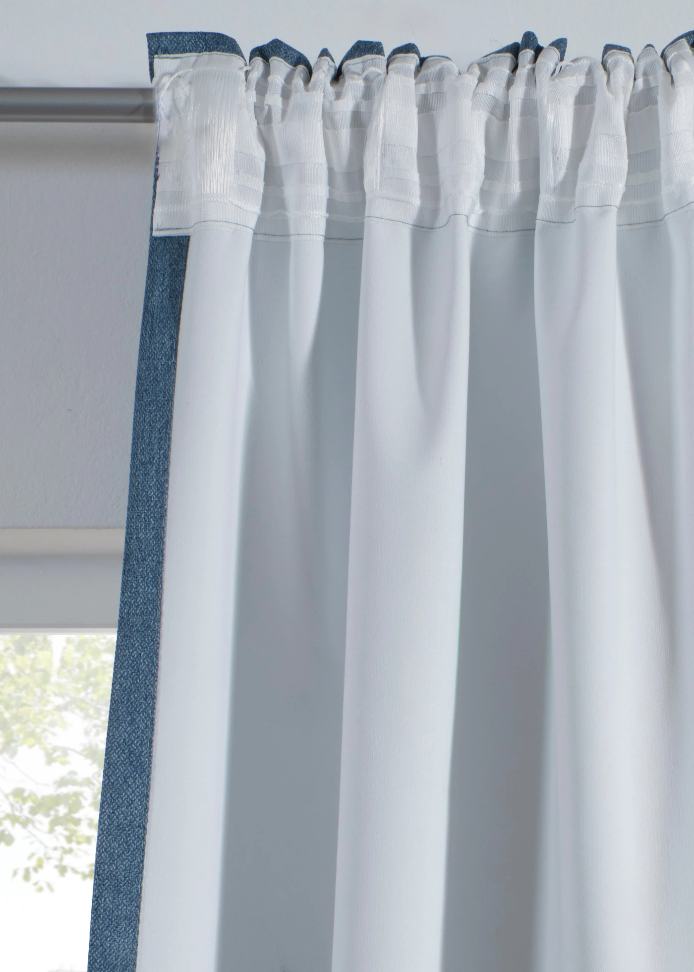 Verduisterend gordijn met structuur (1 stuk) • blauw • bonprix online shop