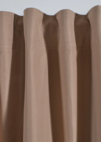 Sötétítő függöny réteges fekete hátoldallal (1 db) • karamell • bonprix áruház