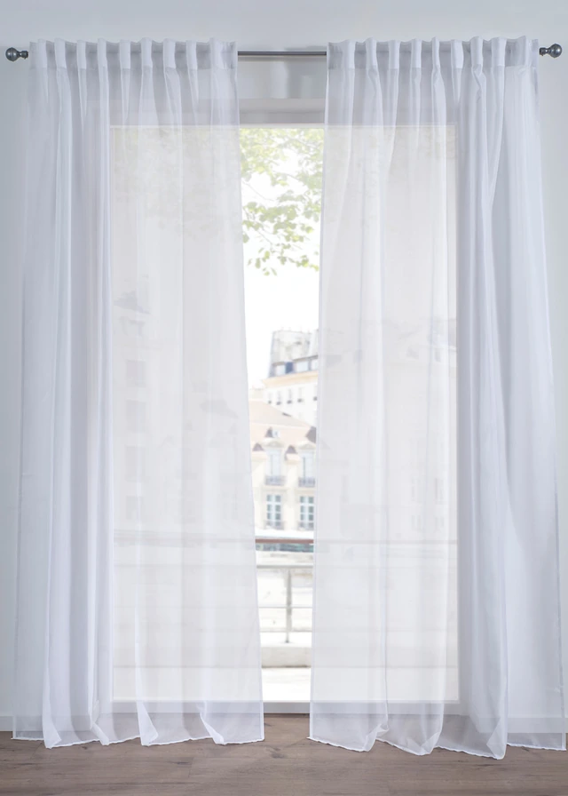 Záclona v rôznych veľkostiach (1 ks v balení) • biela • obchod bonprix