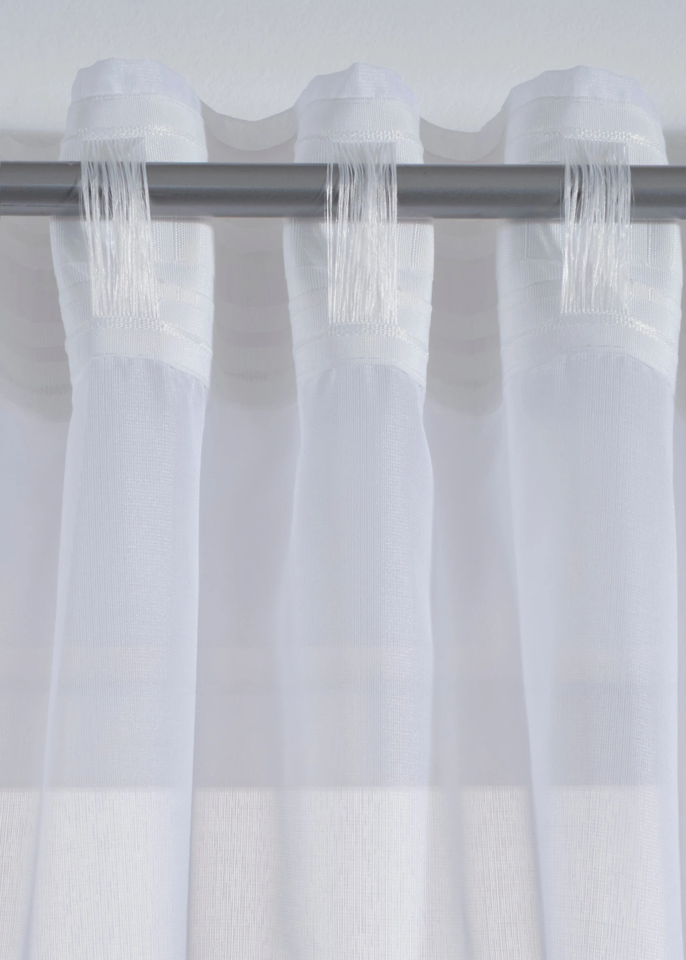 Voilage texturé en diverses tailles (1 pce) • blanc • Boutique bonprix