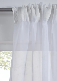 Voilage texturé en diverses tailles (1 pce) • blanc • Boutique bonprix