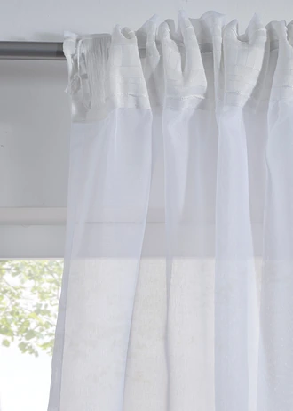 Záclona v rôznych veľkostiach (1 ks v balení) • biela • obchod bonprix