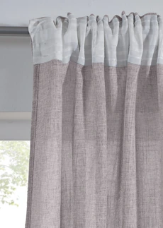Gordijn in linnenlook (1 stuk) • taupe • bonprix online shop