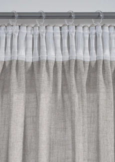 Gordijn in linnenlook (1 stuk) • taupe • bonprix online shop