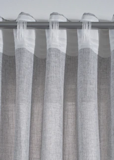 Gordijn in linnenlook (1 stuk) • lichtgrijs • bonprix online shop