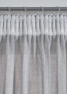 Gordijn in linnenlook (1 stuk) • lichtgrijs • bonprix online shop