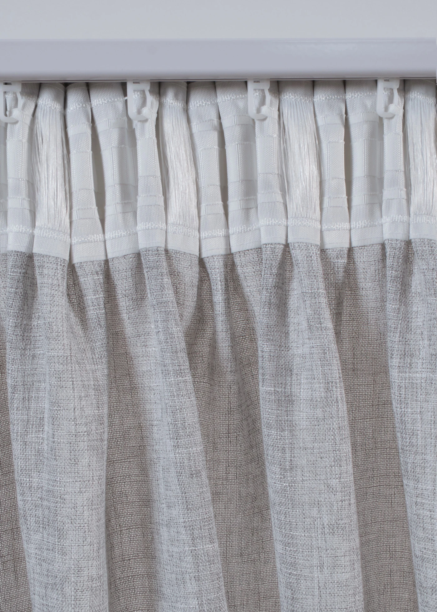 Gordijn in linnenlook (1 stuk) • lichtgrijs • bonprix online shop