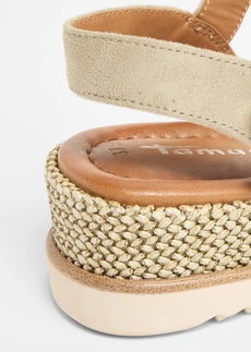 Sandales compensées Tamaris • vert • Boutique bonprix