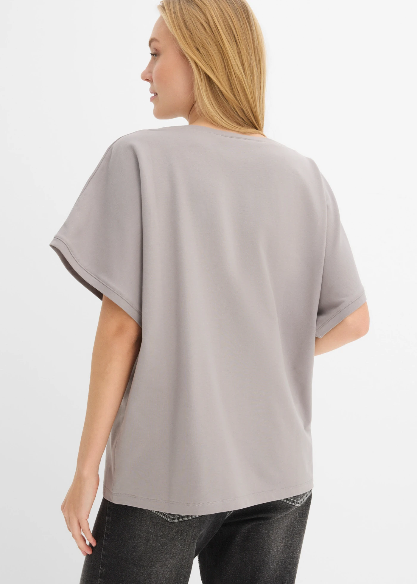 T-shirt oversize • gris • Boutique bonprix