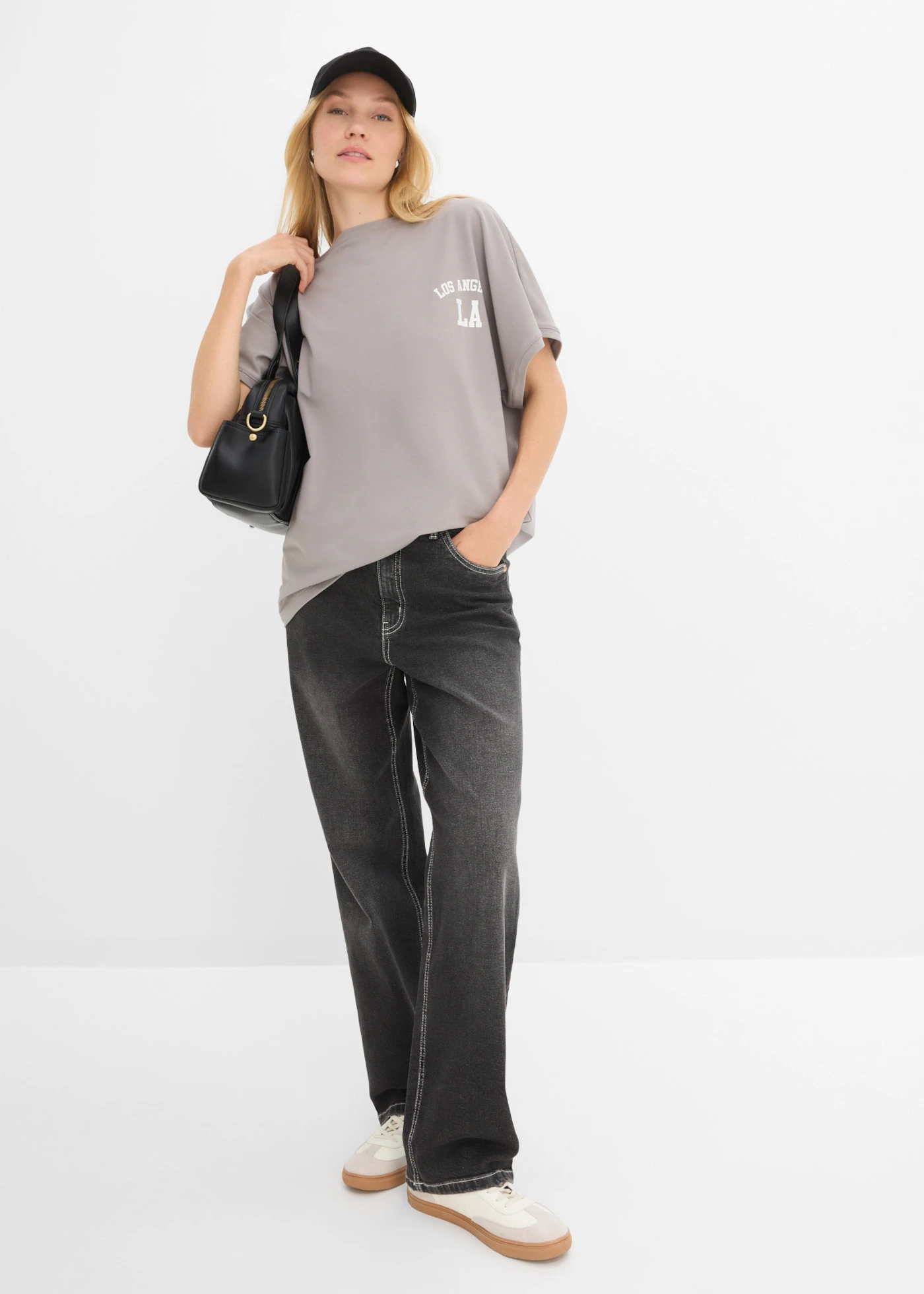 Oversized shirt • grijs • bonprix online shop