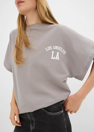 T-shirt oversize • gris • Boutique bonprix