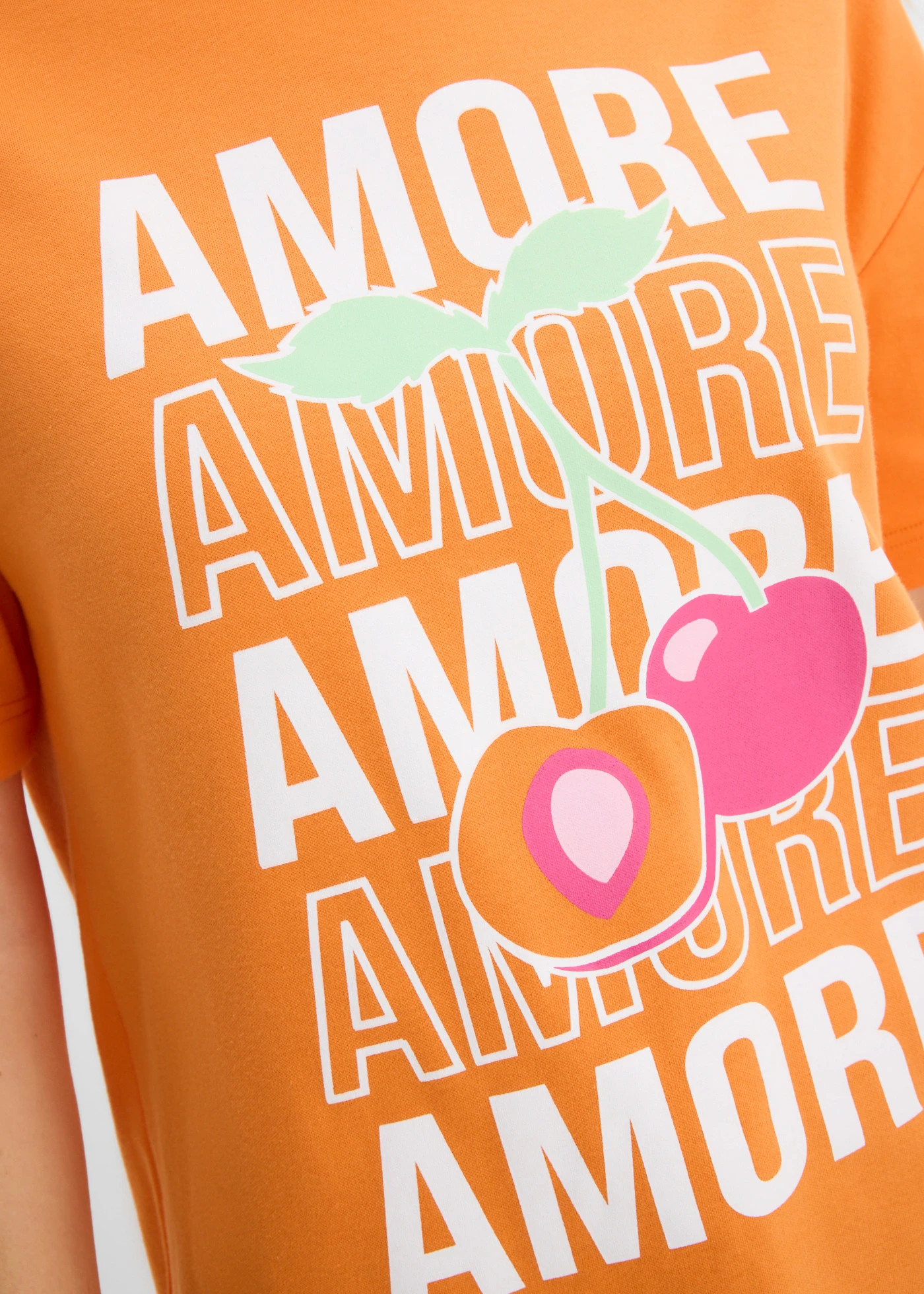 Oversized shirt van puur biologisch katoen • feloranje • bonprix online shop