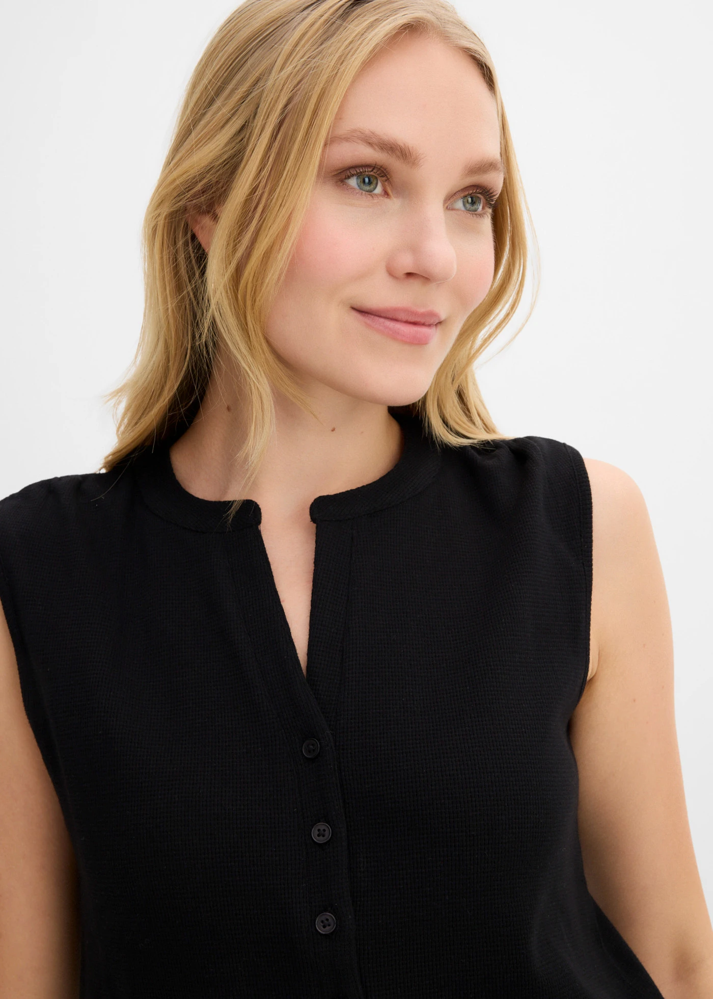 Top 100% coton • noir • Boutique bonprix