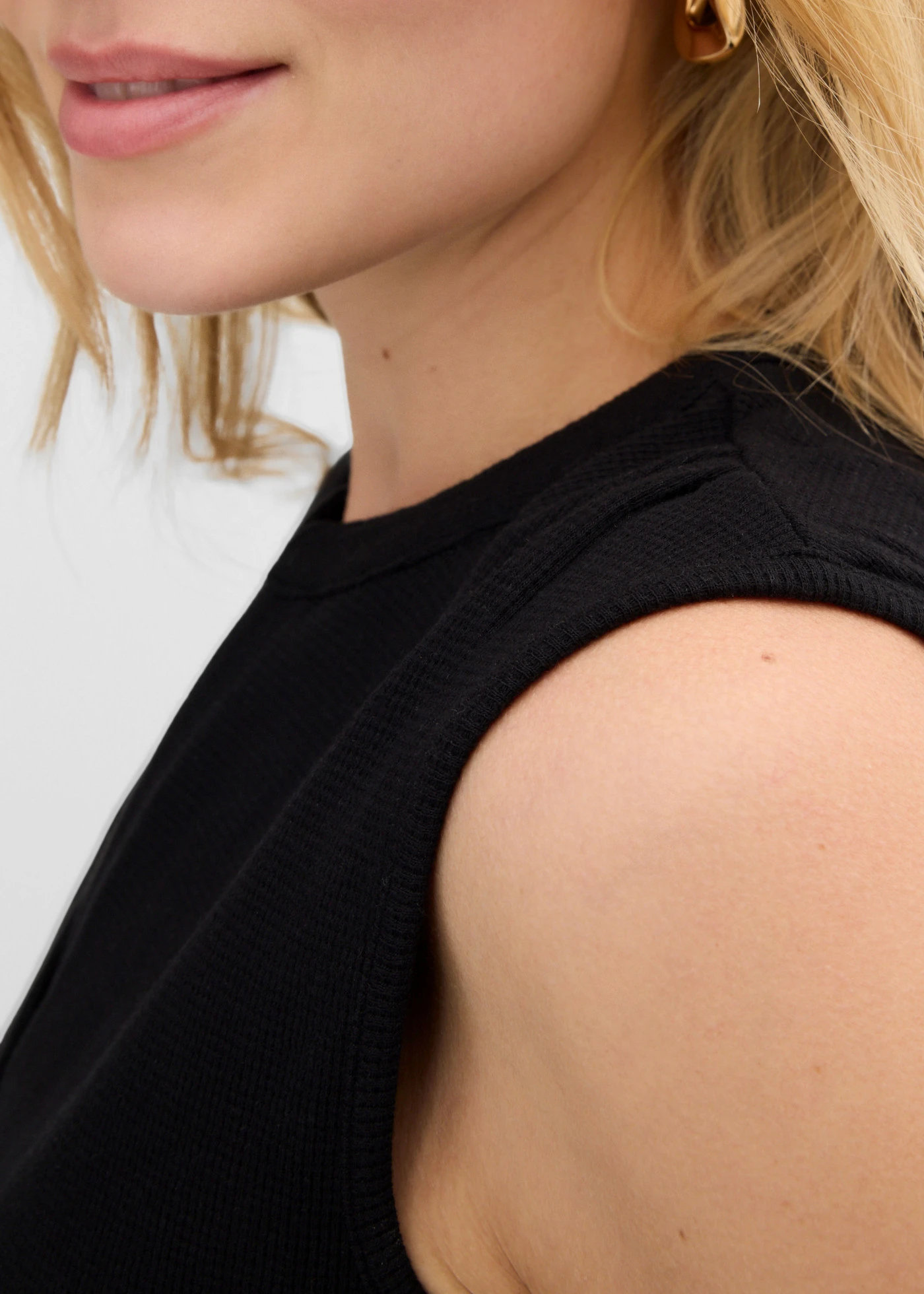 Top 100% coton • noir • Boutique bonprix