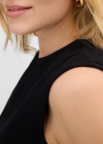 Top 100% coton • noir • Boutique bonprix