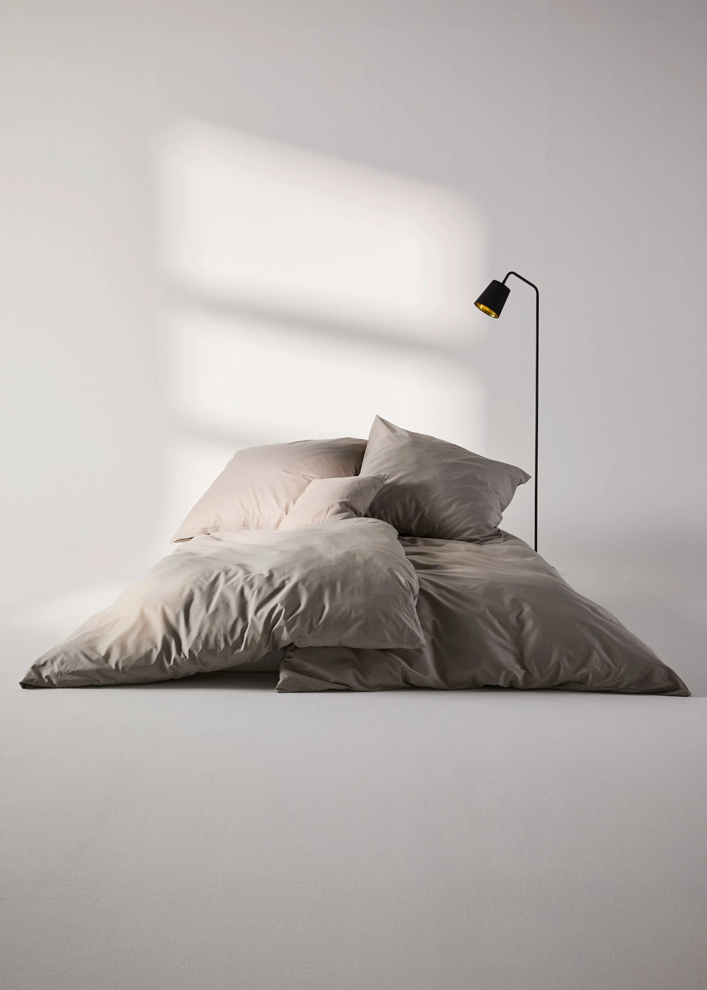 Perkal dekbedovertrek • lichtgrijs • bonprix online shop