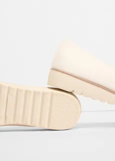 Ballerina's met gewatteerde binnenzool • crème • bonprix online shop