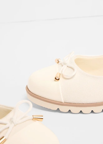 Balerina kipárnázott talpbetéttel • krém • bonprix áruház