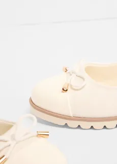 Ballerina's met gewatteerde binnenzool • crème • bonprix online shop