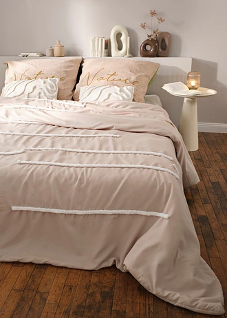 Sprei met applicatie • crème • bonprix online shop
