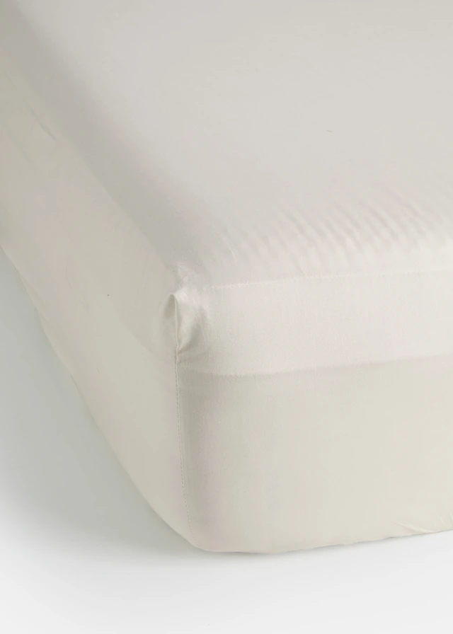 Perkal hoeslaken • offwhite • bonprix online shop