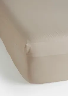 Napínací prostěradlo z perkálu • světle hnědá • bonprix obchod