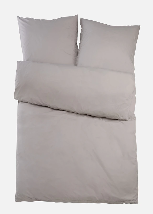 Perkal dekbedovertrek • lichtgrijs • bonprix online shop