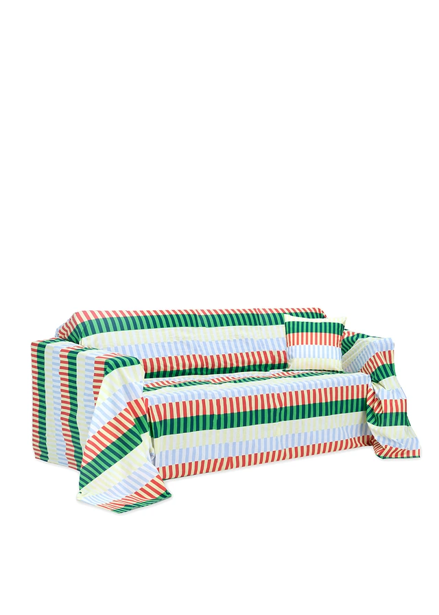 Plaid met strepen in levendige kleuren, Kleur: multicolour