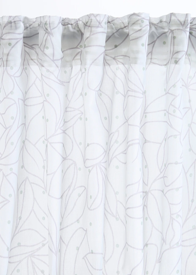 Lot de 2 voilages • blanc-vert fumé-gris • product-page.page-title-suffix