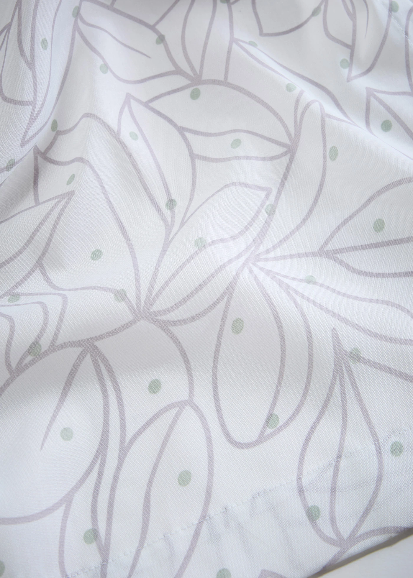 Voilages (2 pces) • blanc-vert fumé-gris • Boutique bonprix