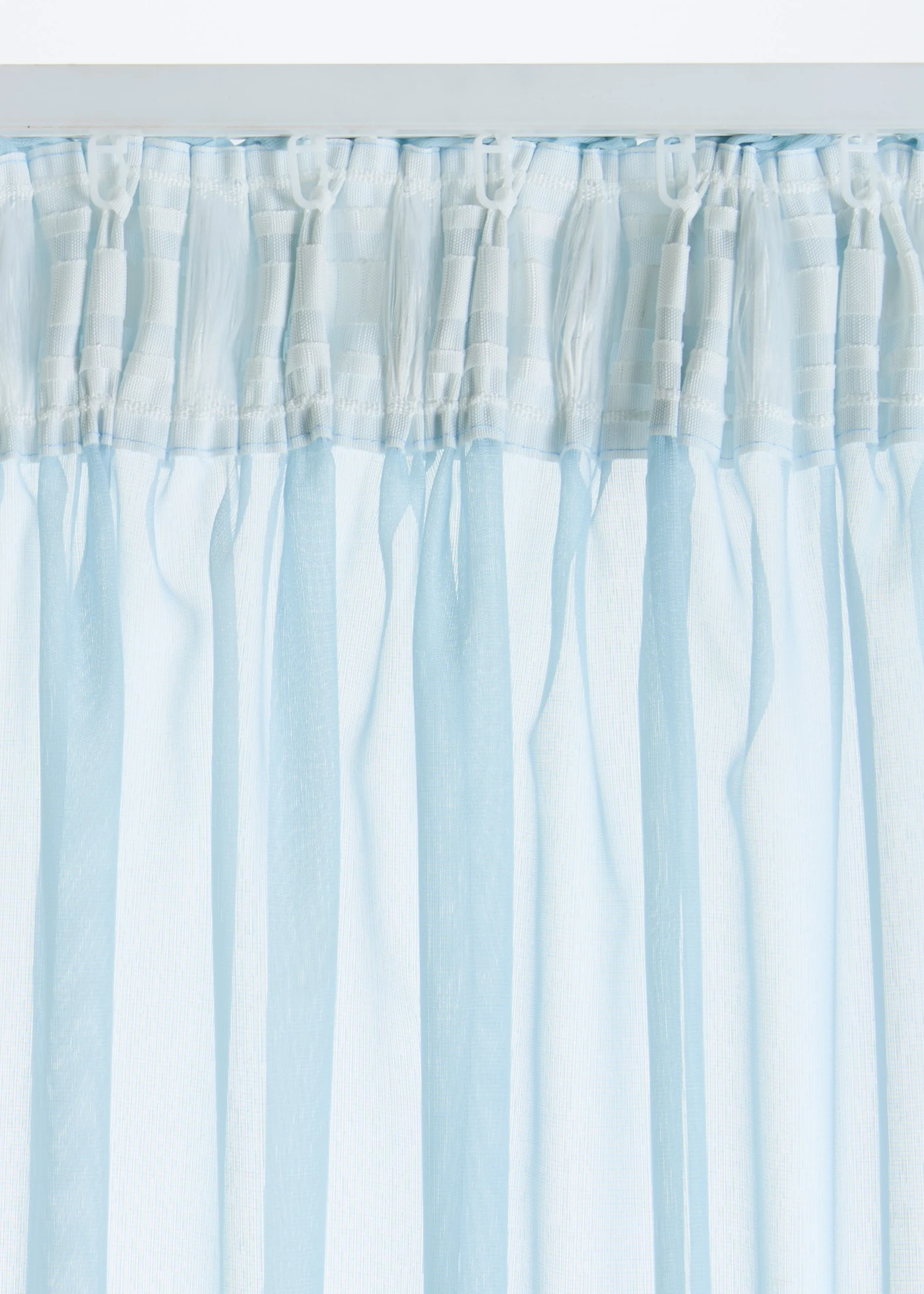 Perdea cu imprimeu (1 buc.) • bleu/roz deschis • magazin bonprix