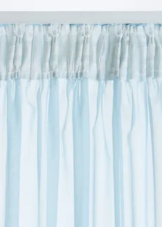 Perdea cu imprimeu (1 buc.) • bleu/roz deschis • magazin bonprix