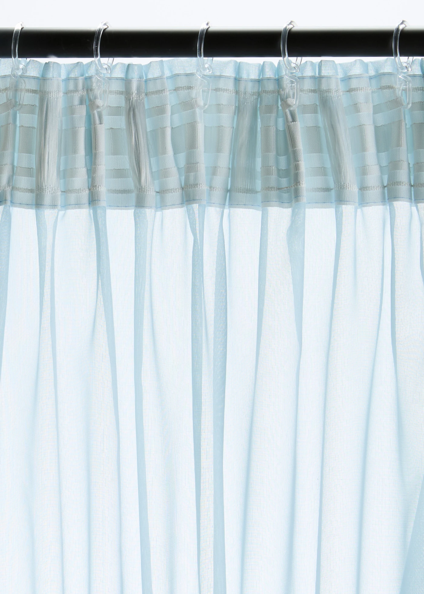 Perdea cu imprimeu (1 buc.) • bleu/roz deschis • magazin bonprix