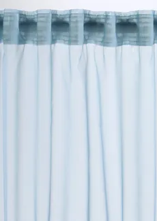 Firana z nadrukiem (1 szt.) • jasnoniebieski + jasnoróżowy • sklep bonprix